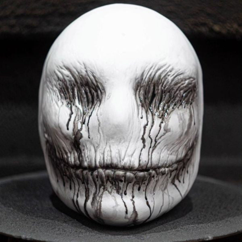 Unisex Gruselmaske, Vollgesichtsmaske für Halloween & Kostümparty. Realistischer Schrecken, für Verkleidung.