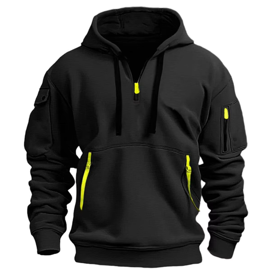 Stylischer Unisex Kapuzenpullover in Hellgrau, perfekt als Freizeitmode für Herbst & Winter.