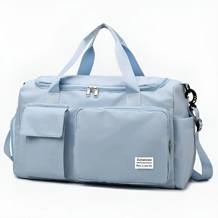 Robuste Freizeittasche, unisex, wasserdichtes Design, geräumig für alle Reiseutensilien.