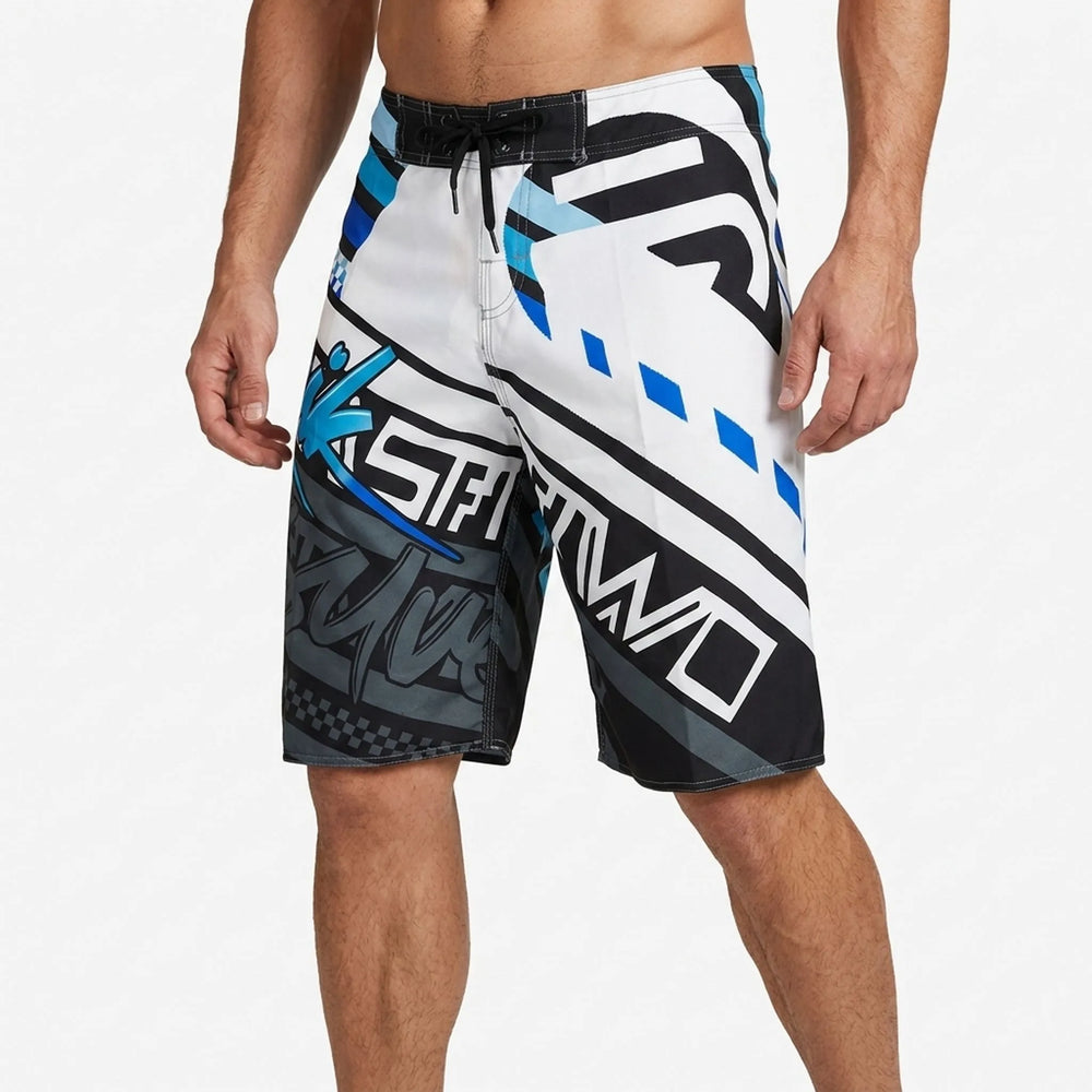Auffällige Herren Boardshorts für Strandmode. Schnelltrocknende Beachwear perfekt für Sommer & Urlaub.