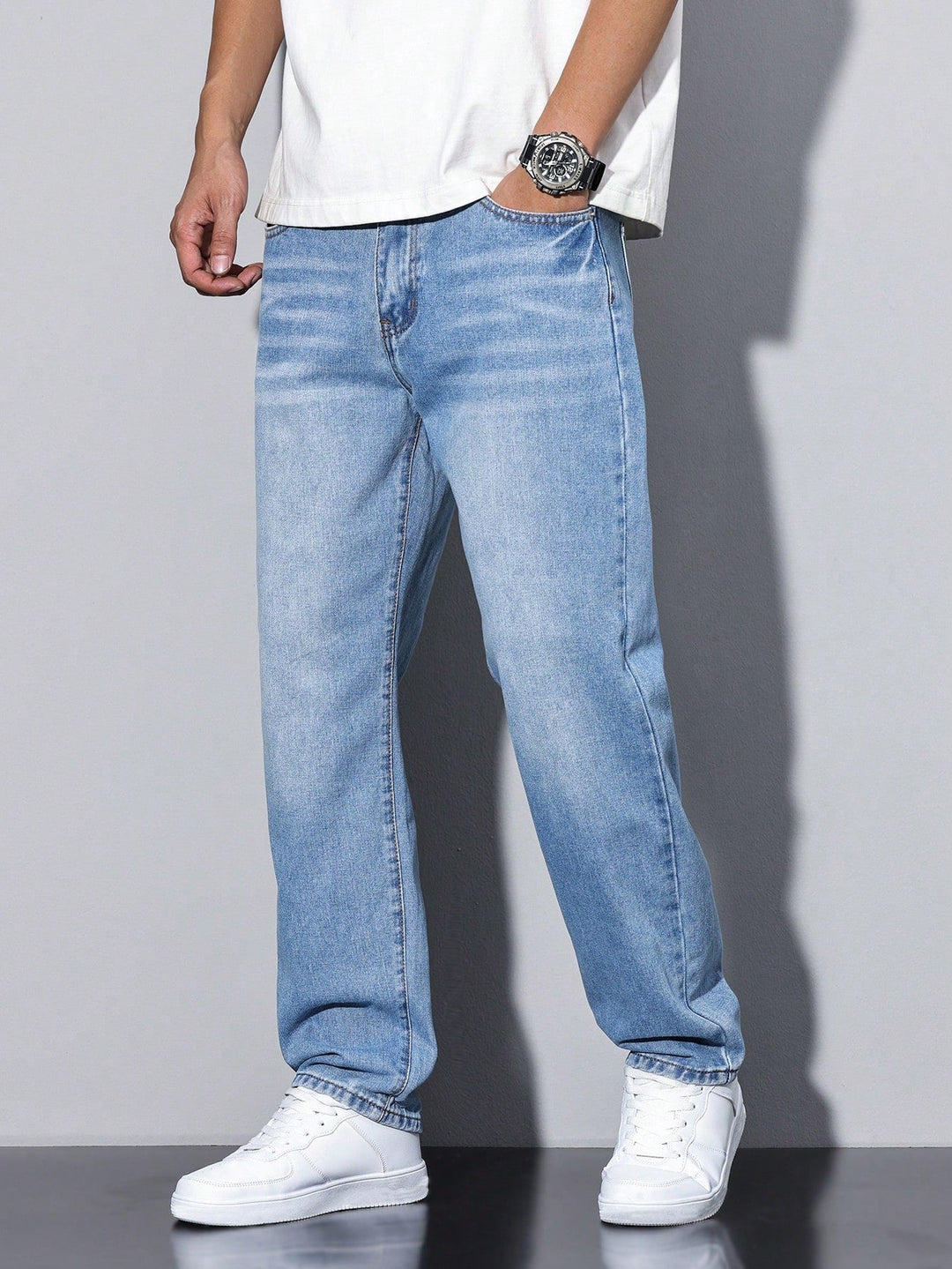 Baggy Jeans Herren: Bequeme Loose Fit Hose, ideal für Urban Fashion und Freizeit.