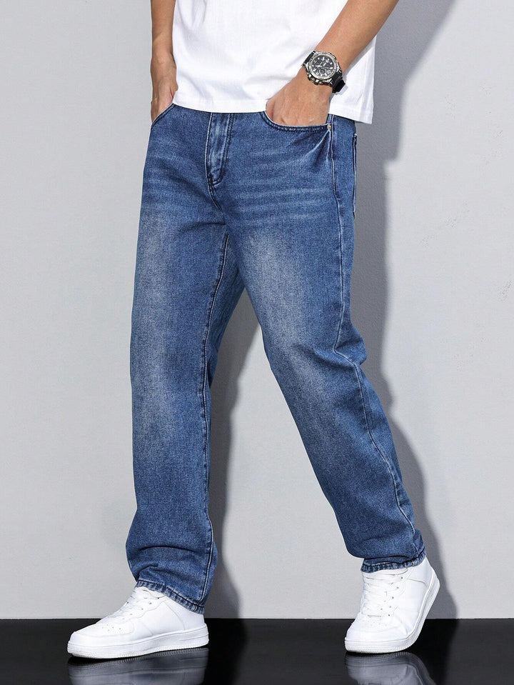 Modische Herren Baggy Jeans, Streetwear-Basic für höchsten Tragekomfort.