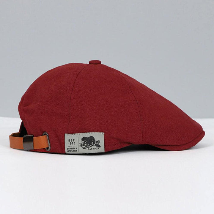 Zeitlose Unisex Baskenmütze für Herren, klassische Kopfbedeckung für modische Eleganz.