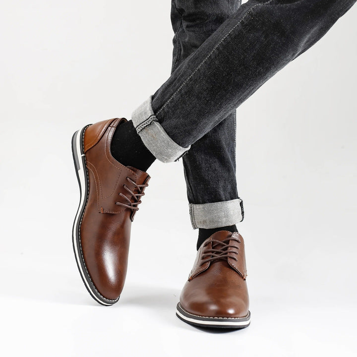 Komfortable elegante Herren Schuhe Braun, stilvoll und strapazierfähig für jeden Anlass.