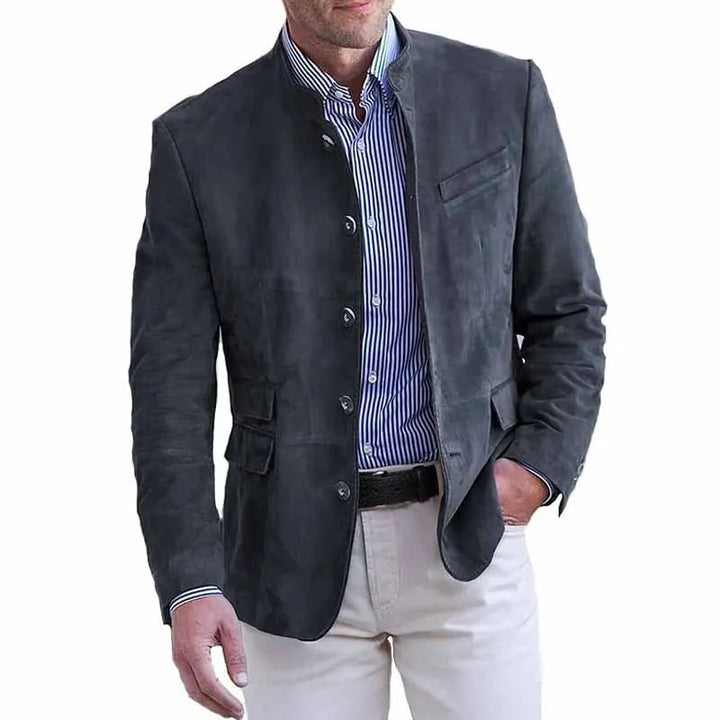 Eleganter Herren Business Blazer, modern & bequem. Ideal als Übergangsjacke für stilvolle Herrenmode.