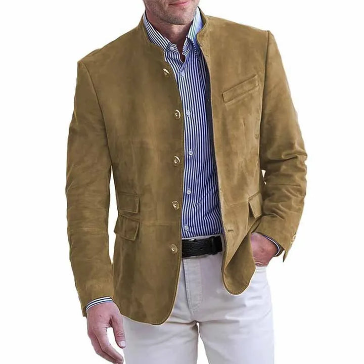 Moderne Herren Businessjacke, schmal geschnitten, ideal für Business Casual und elegante Übergangsoutfits.