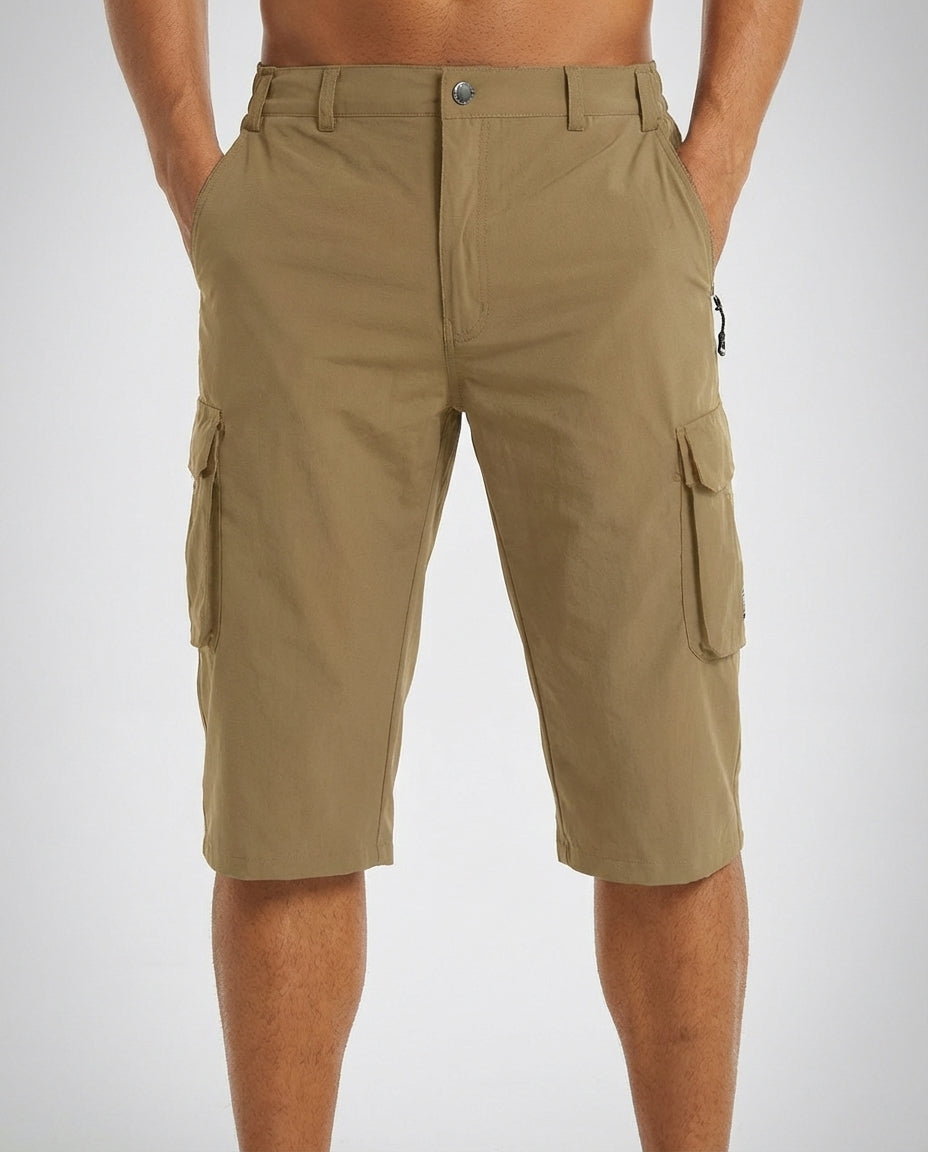Herren Cargo Shorts für Outdoor, schnelltrocknend & bequem, ideal für Sommerwanderungen und Freizeitaktivitäten.
