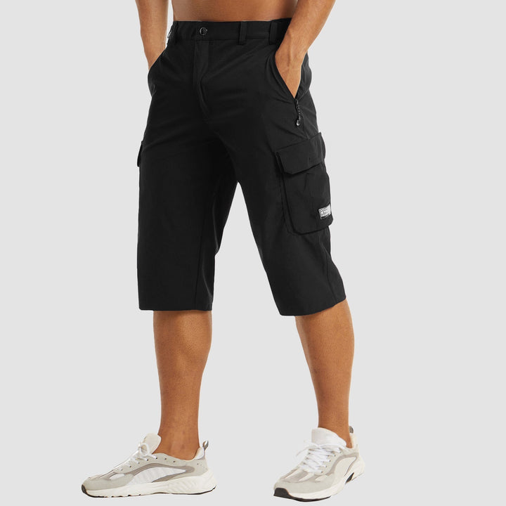 Robuste Herren Wander-Cargo-Shorts, schnelltrocknend und komfortabel, unverzichtbar für Trekking & Sport.
