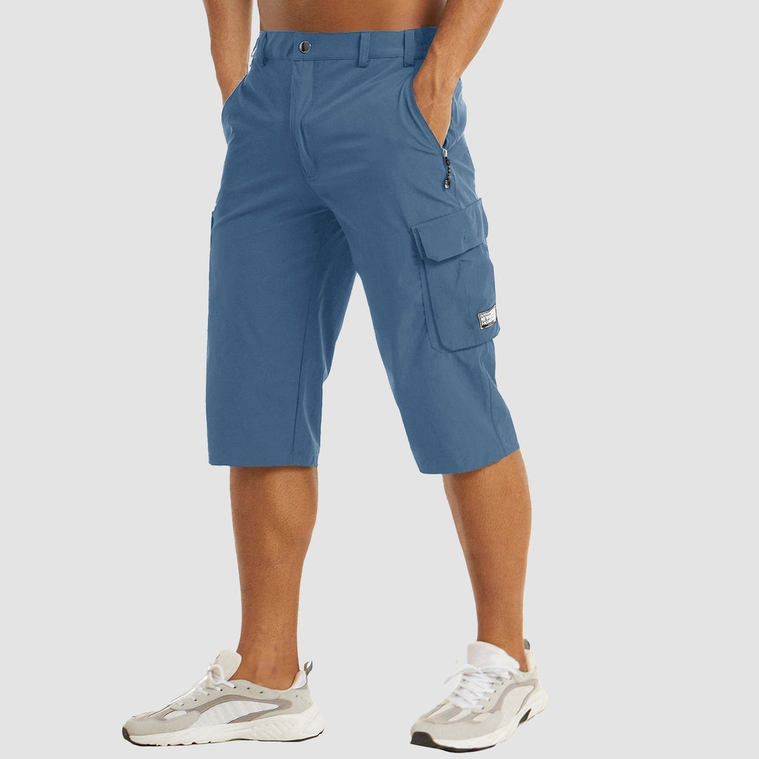 Multifunktionale Herren Cargo Shorts, elastisch und bequem, bieten optimale Bewegungsfreiheit für Outdoor & Sport.