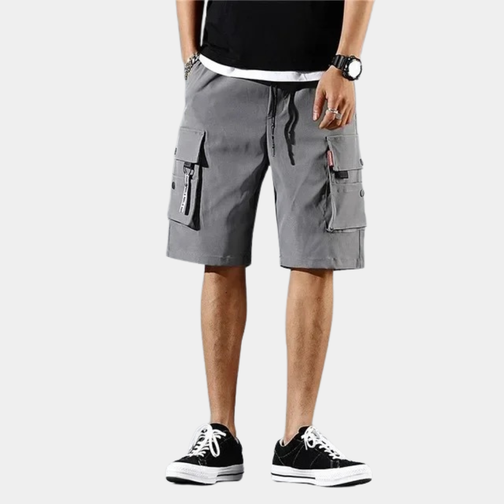 Stylische Herren Cargo Shorts für Sommer & Frühling. Bequemer Regular Fit, vielseitig für Outdoor.