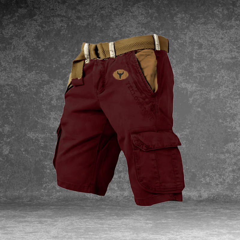 Stapel bunter Herren Cargo Shorts Regular Fit, praktische Kurze Hosen für den Sommer, Outdoor & Freizeit.