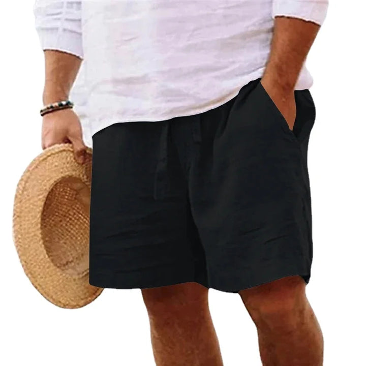 Vielseitige Herren Casual Shorts mit praktischem Kordelzug. Perfekt als Sommerkleidung oder Freizeithose.