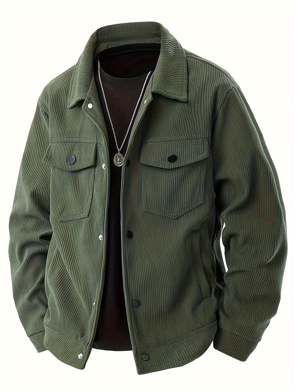 Moderne Herren-Übergangsjacke mit strukturiertem Design, perfekt für stilvolle Freizeit-Looks.