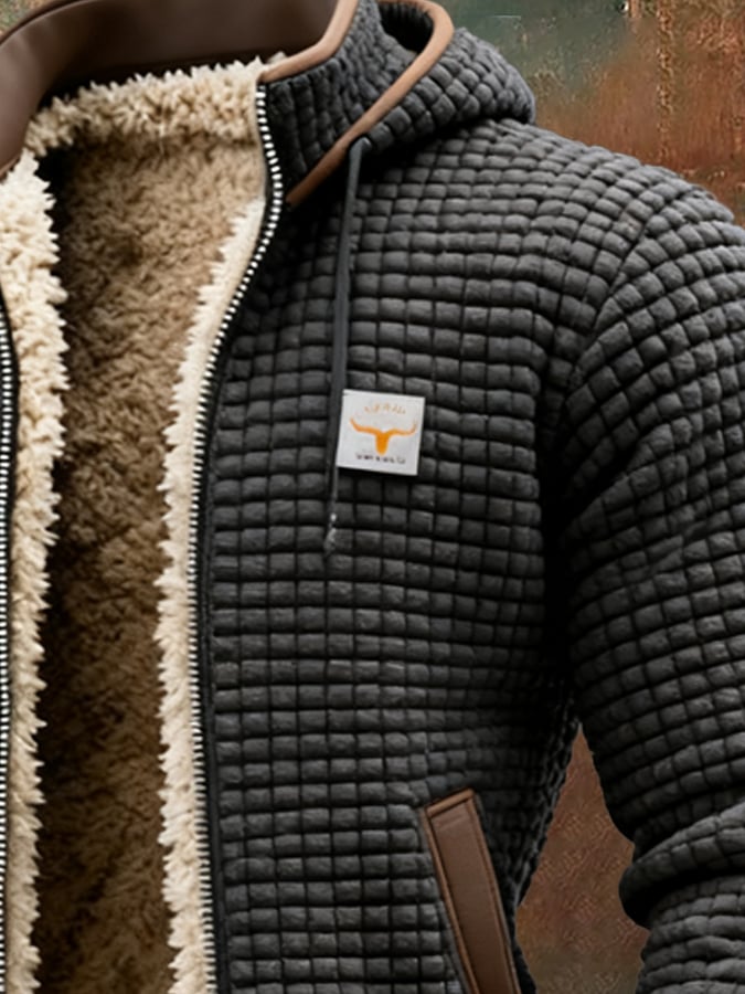 Funktionale Herren Winterjacke: Winddicht, warm und sportlich. Ideal für Outdoor, Freizeit & Alltag bei kaltem Wetter.