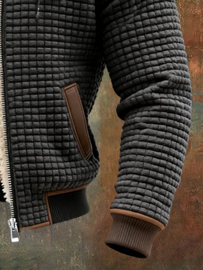 Bequeme Herren Übergangsjacke, warm & robust. Geeignet für Herbst, Winter, Sport, Outdoor und den täglichen Gebrauch.