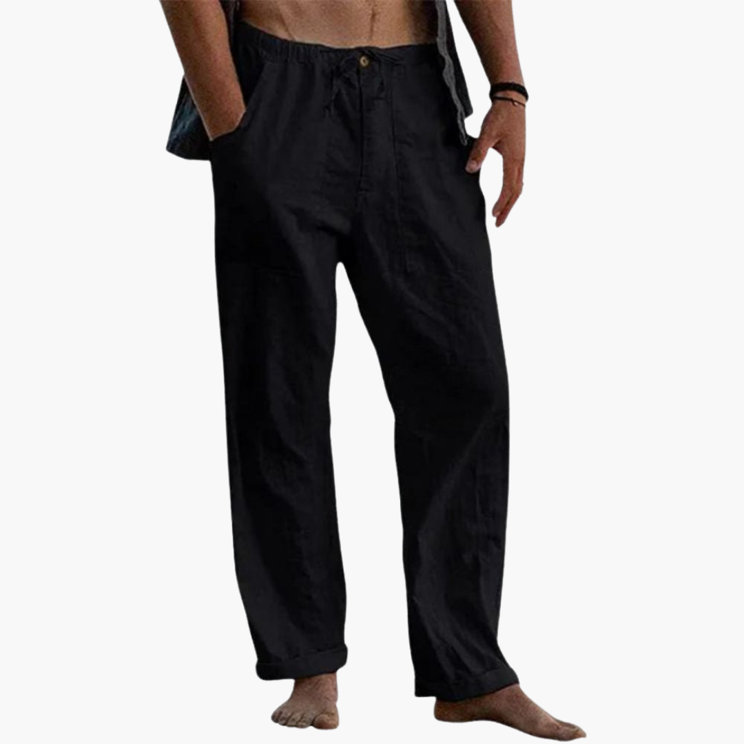 Bequeme Herren Freizeithose mit elastischem Bund, Relaxed Fit für maximalen Komfort und Mode.