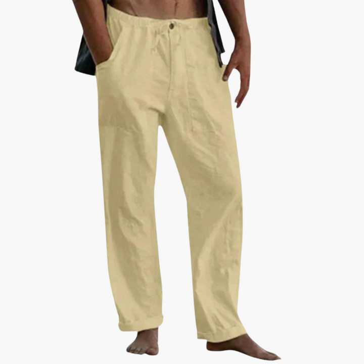 Stylische Herren Casual Hose, perfekt für Sommer und Freizeitaktivitäten. Robust & komfortabel.