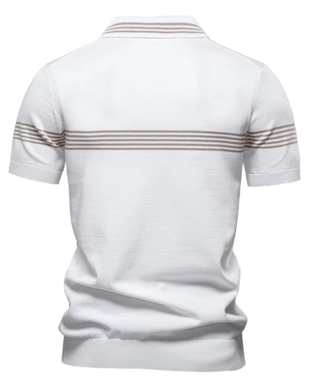 Komfortables Herren Polo-Shirt gestreift. Stylisches Kurzarm-Oberteil, vielseitig für Alltag & Büro.