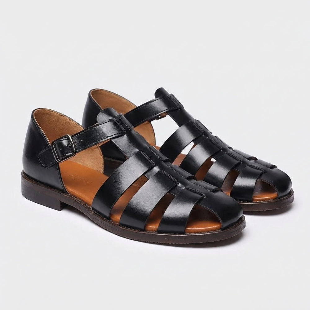 Elegante Herren Riemensandale für Freizeit und Urlaub, offene Sommerschuhe für Komfort.