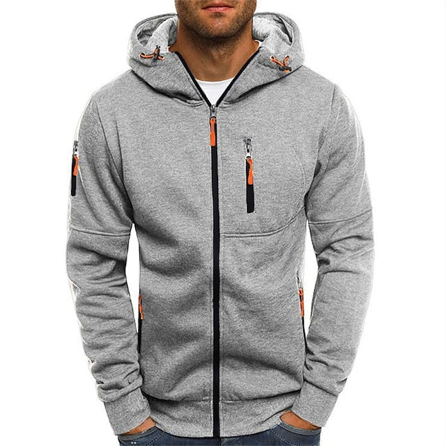 Warmer Herren Hoodie mit Kapuze, perfekt für kühle Herbst- & Wintertage, sportlich & lässig im Alltag.
