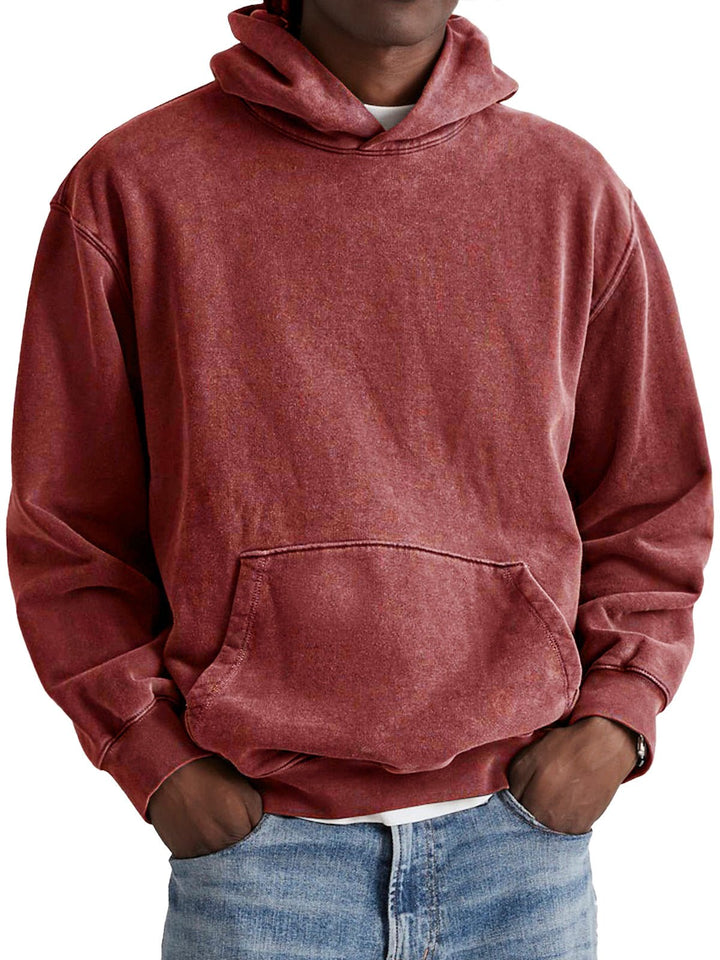 Herren Sweater mit Kapuze, komfortabel und lässig, mit geräumiger Kängurutasche für Männer.