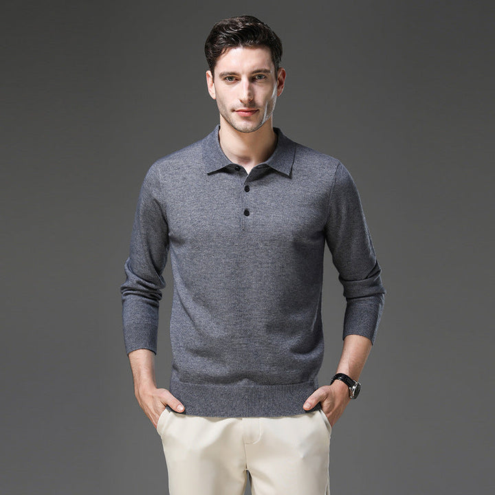 Herren Oberteil mit Polokragen, schick und modern für Business-Anlässe und Stilbewusste.