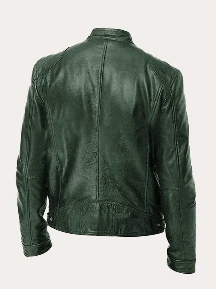 Klassische Herrenjacke mit Reißverschluss; elegante Freizeitjacke für stilvolle Looks.