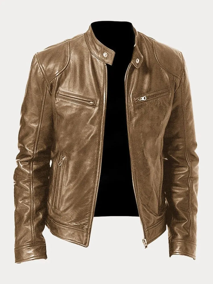 Smart casual Herrenjacke; klassische Übergangsjacke mit schlankem Schnitt.
