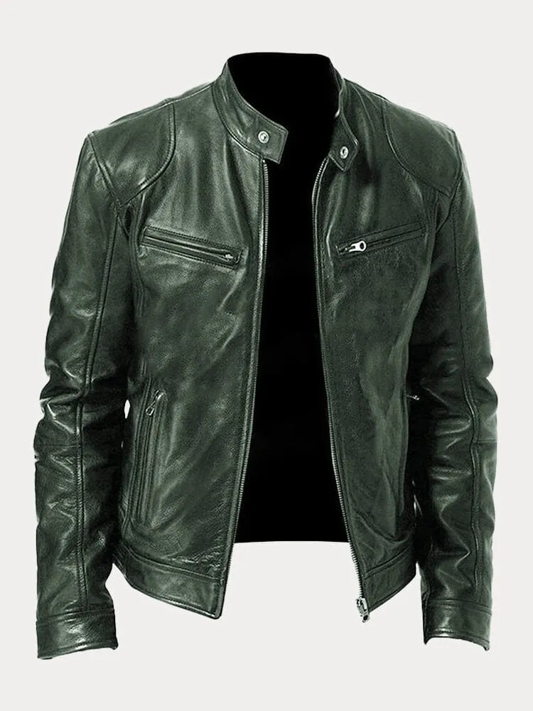 Leichte Übergangsjacke für Herren; klassischer Stil für Frühlings- und Herbsttage.