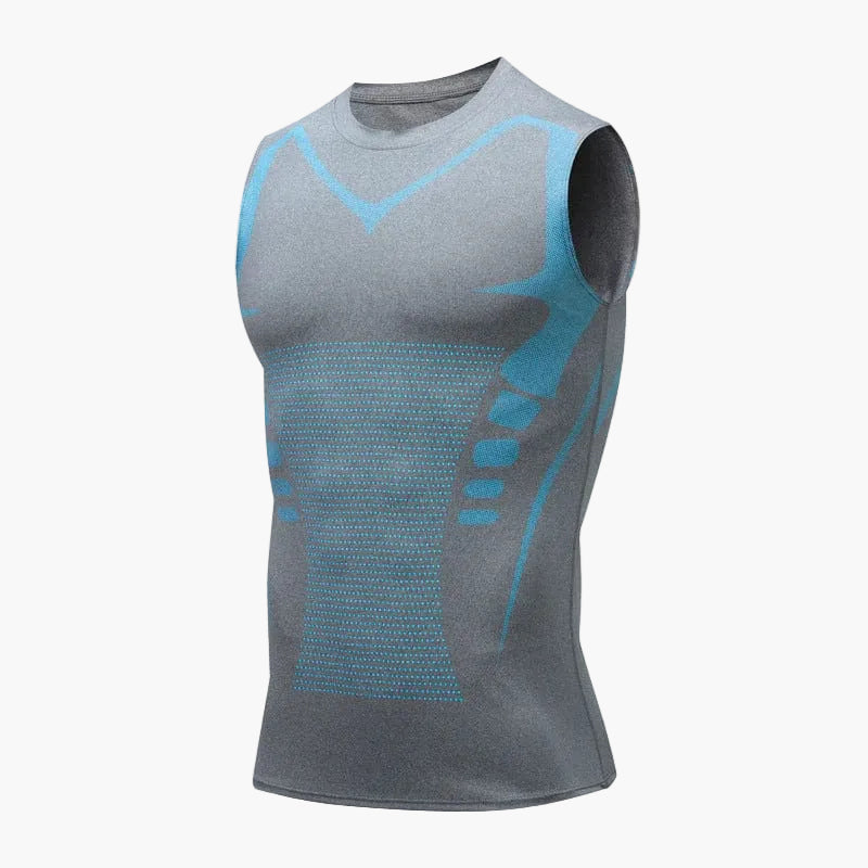 Ärmelloses Herren Kompressions-Tanktop, ideal für uneingeschränkte Bewegung & intensive Workouts.
