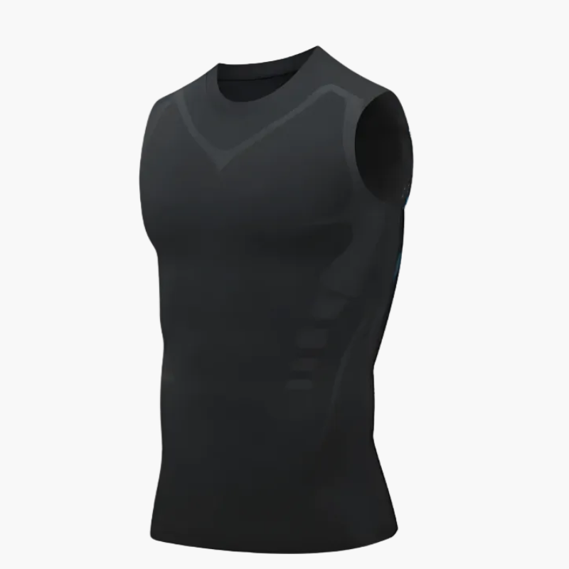 Herren Kompressions-Laufshirt ärmellos, optimiert für Komfort und Leistung beim Lauftraining.