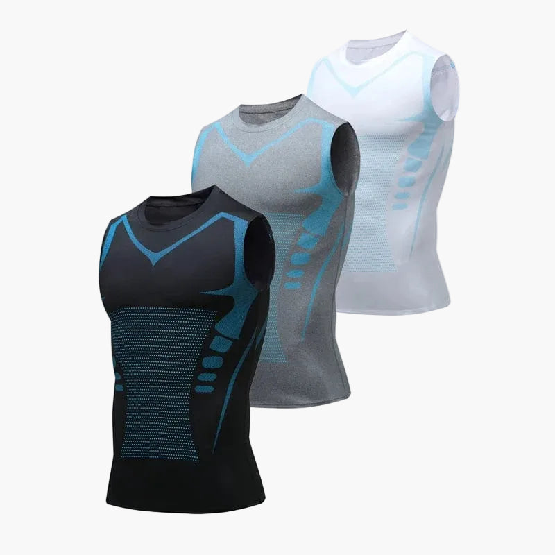 Herren Kompressions-Tanktop für Fitness & Training, unterstützt Muskeln, ermöglicht volle Bewegung.