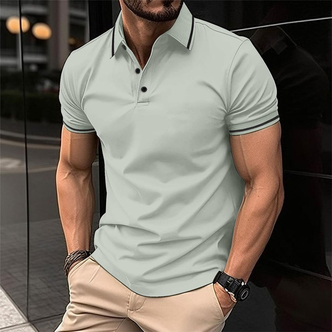 Vielseitiges Herren Kurzarm Polohemd, lässig und elegant. Perfektes Oberteil für Alltag und besondere Events.