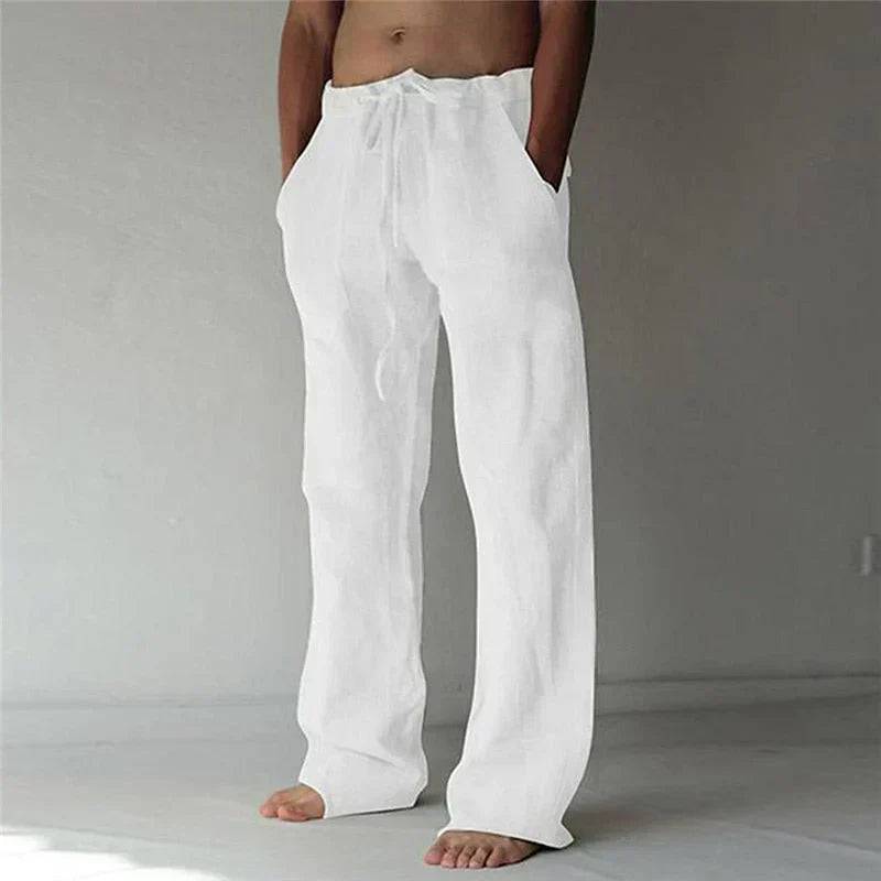 Herren Freizeithose mit Kordelzug für bequemen Alltagskomfort. Lässig und stilvoll.