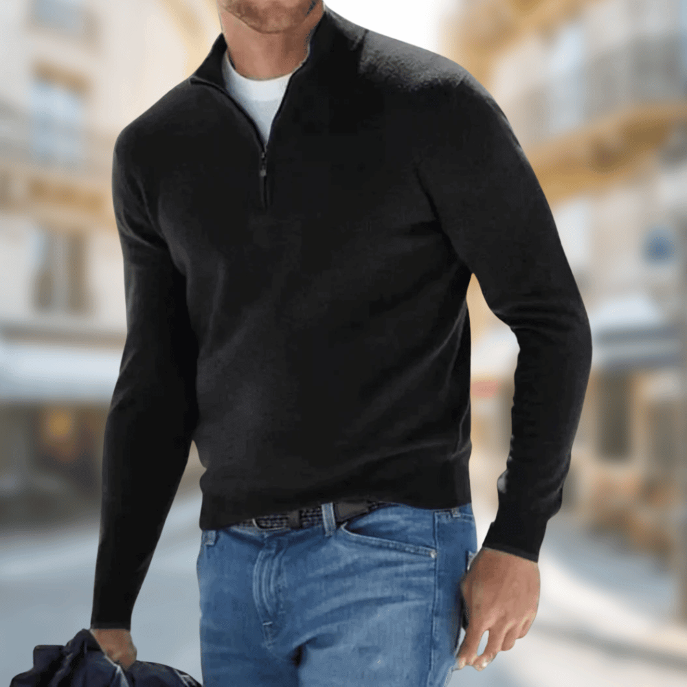 Eleganter Casual Herren Pullover im modernen Stil, perfekt als Business Casual Oberteil für Männer.