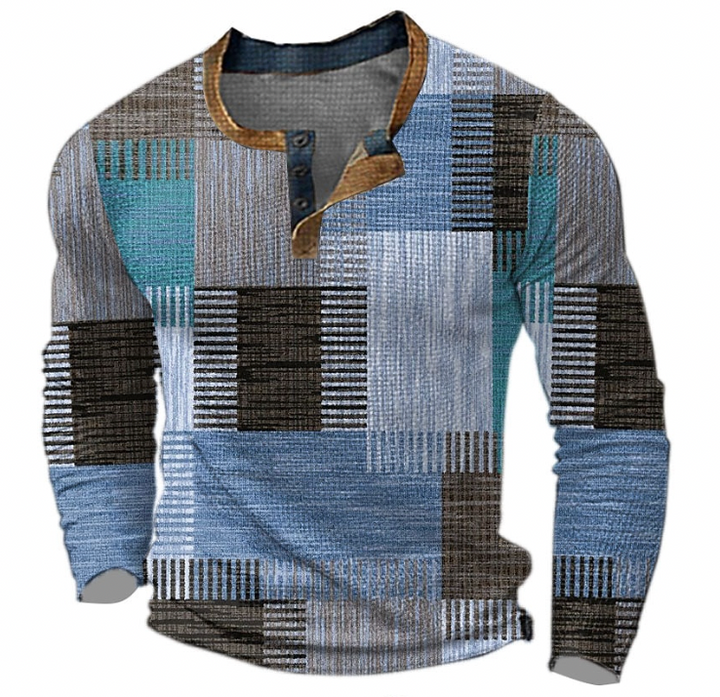 Bequemer Herren Alltagspullover im Retro-Stil, perfekt für lässige Eleganz und Komfort.