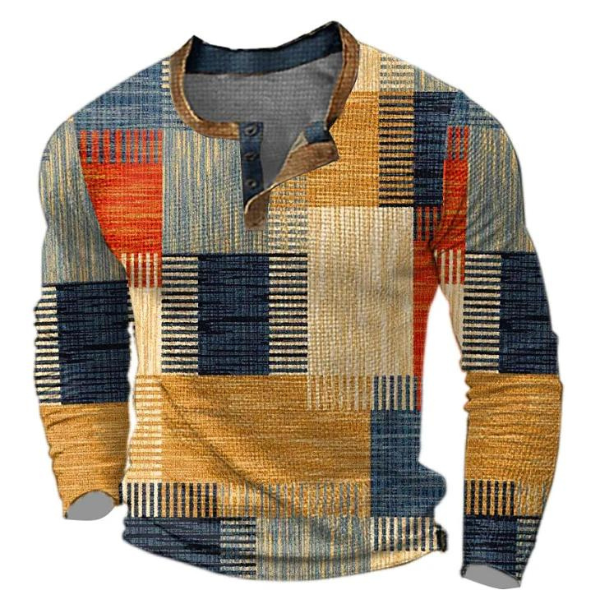 Leichter Herren Retro-Pullover für zeitlosen Stil und Komfort in der Freizeit und im Alltag.