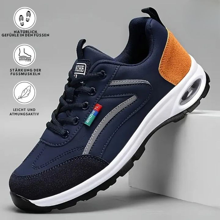 Herren Orthopädische Komfortschuhe, atmungsaktiv & rutschfest, ideal für breite Füße und aktiven Alltag.
