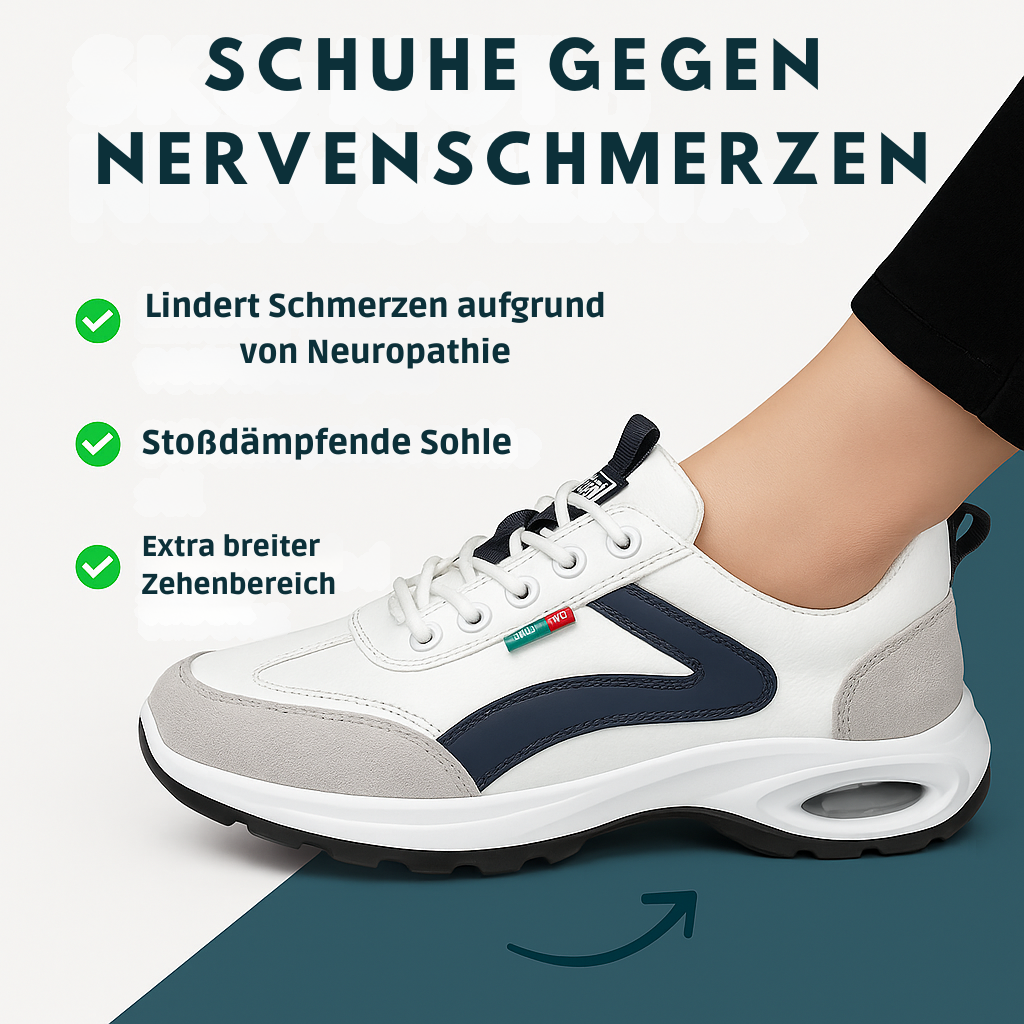 Ergonomische Herren Gesundheitsschuhe, orthopädisch, atmungsaktiv, rutschfest, für maximalen Tragekomfort.
