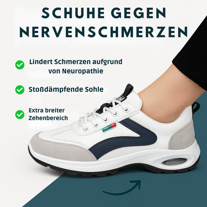Ergonomische Herren Gesundheitsschuhe, orthopädisch, atmungsaktiv, rutschfest, für maximalen Tragekomfort.