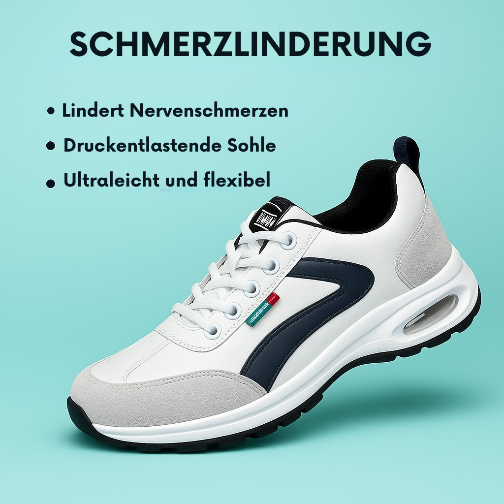 Herren Komfortschuhe, orthopädisch, atmungsaktiv, rutschfest, bieten hervorragende Dämpfung und Unterstützung.