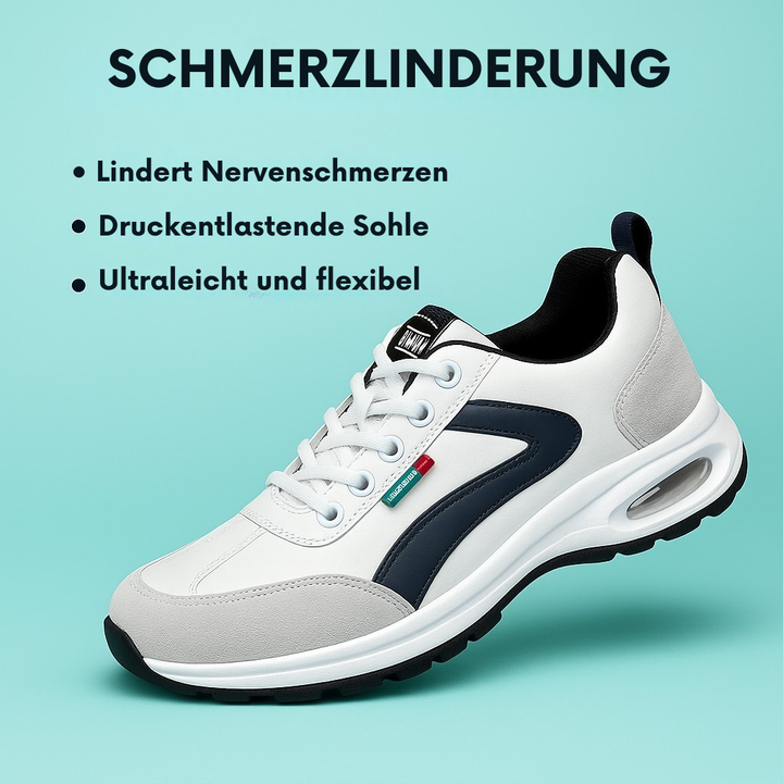 Herren Komfortschuhe, orthopädisch, atmungsaktiv, rutschfest, bieten hervorragende Dämpfung und Unterstützung.