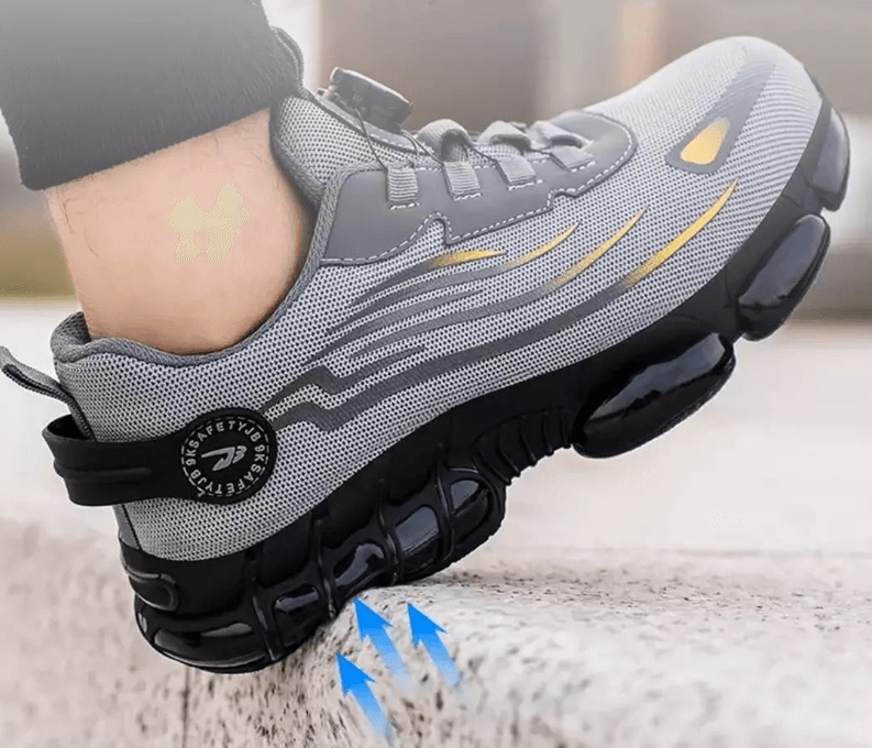 Herren Komfort-Arbeitsschuhe, orthopädisch & langlebig. Mit integrierter Schutzkappe für optimalen Schutz.