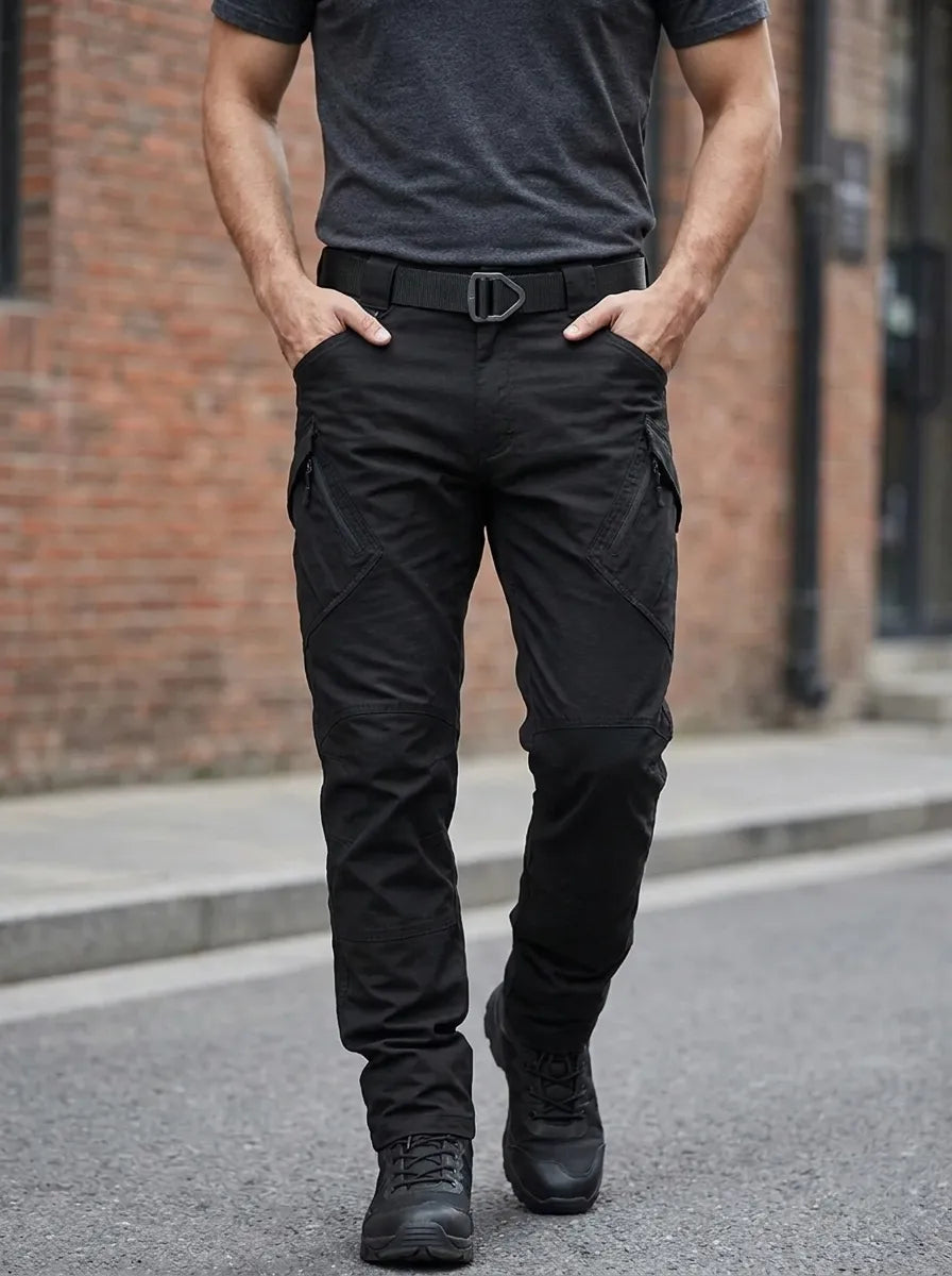 Herren Taktische Outdoor Cargo-Hose: Robust, vielseitig & wetterfest für Abenteuer & Freizeit.