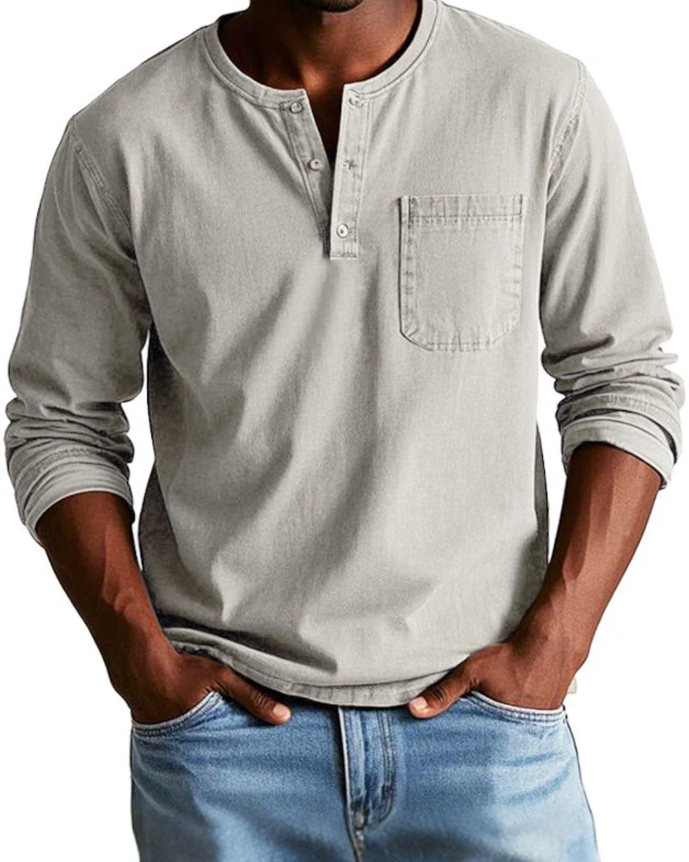 Kurzarm Herren Polo-Shirt im zeitlosen Retro Stil, vielseitig kombinierbar für Freizeit und Büro.