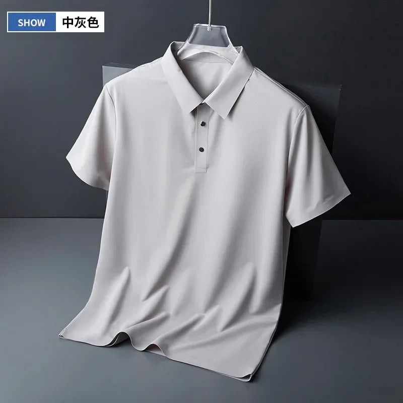 Komfortables Herren Struktur Polo-Shirt. Vielseitig kombinierbar für Alltag, Reisen und Freizeitausflüge.