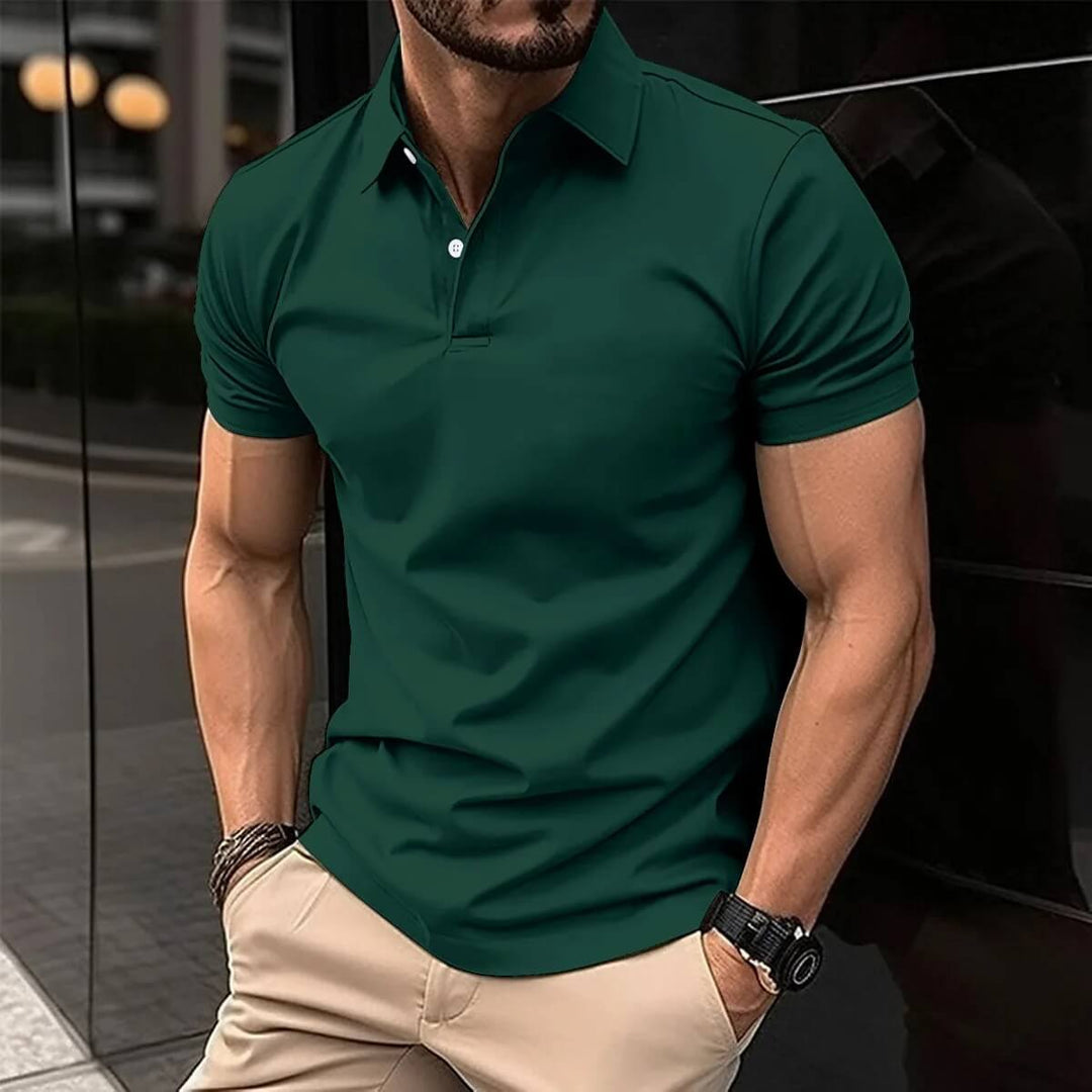 Herren Poloshirt, leicht & atmungsaktiv, ideal für Sommer-Freizeit und Alltag.