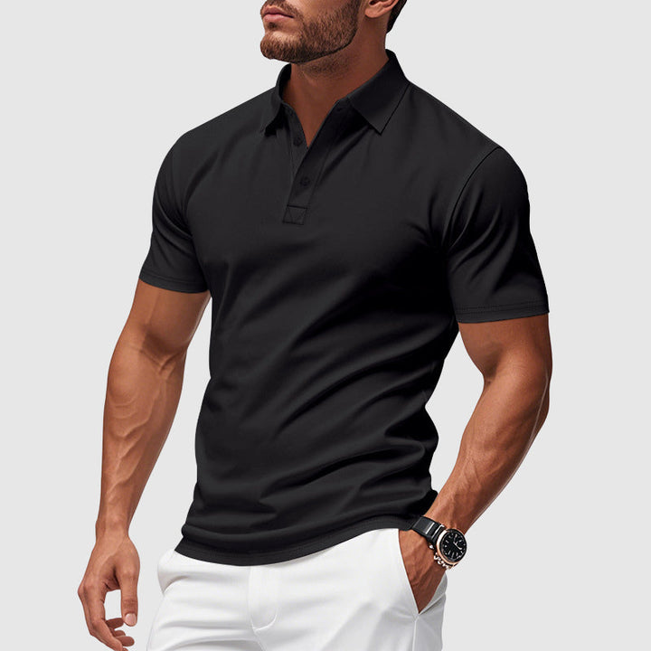 Vielseitiges Herren-Poloshirt, kurzärmlig. Ideal für Business, Freizeit und Sport. Atmungsaktiv und sehr bequem.