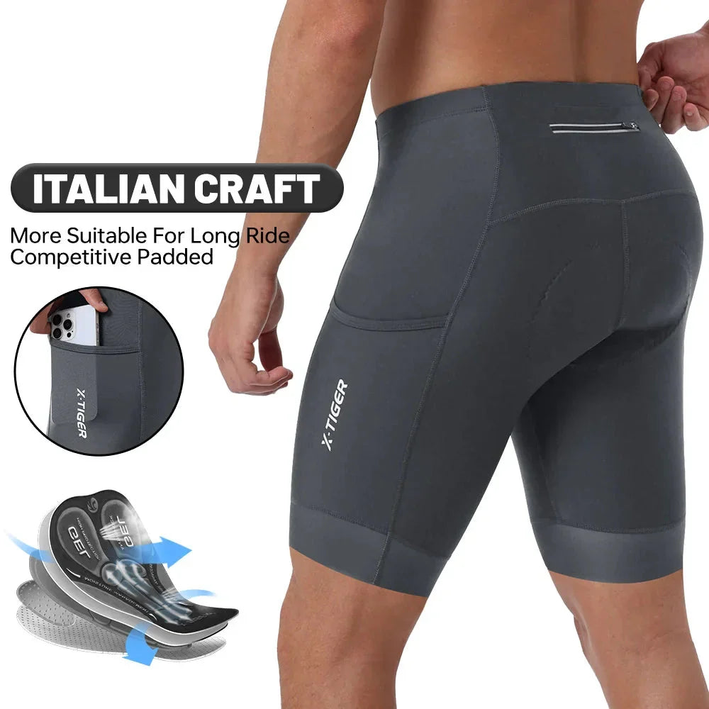 Komfortable Herren Radhose für den Sommer, optimiert für Leistung und Wohlbefinden im Radsport.