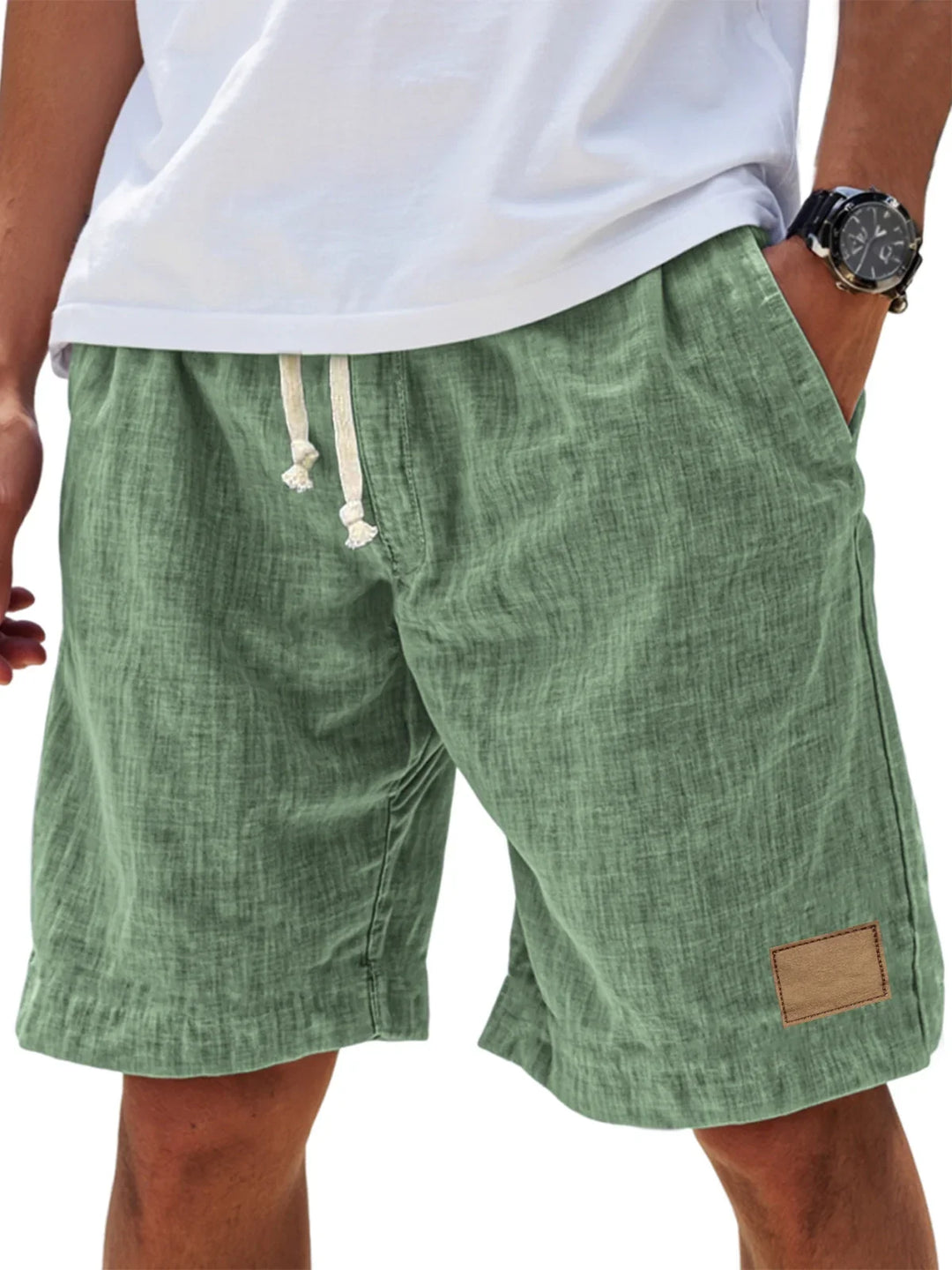 Modische Herren Relaxed Fit Shorts für den Sommer, lässiger Stil, ideal für entspannte Urlaubsmomente.